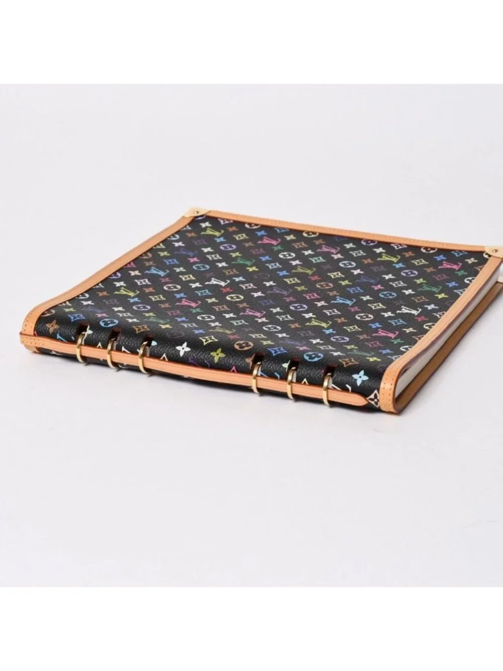 Louis Vuitton Vandredi Notebook Takashi Murakami Monogram Multicolor Noir Gold